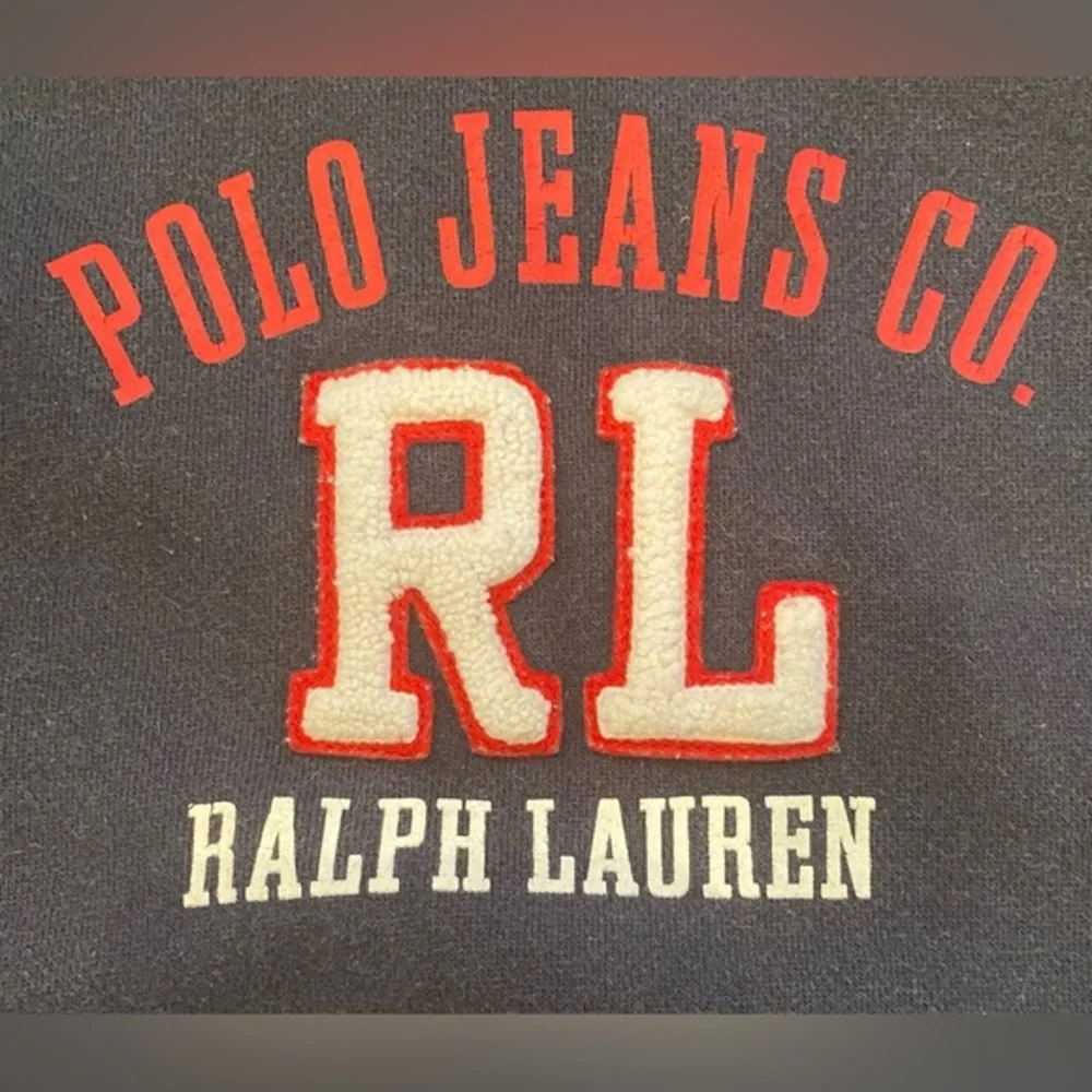 Vintage Polo Jeans Co. by Ralph Lauren Boy’s 5‎ Navy/Maroon Hoodie Sweat Shirt